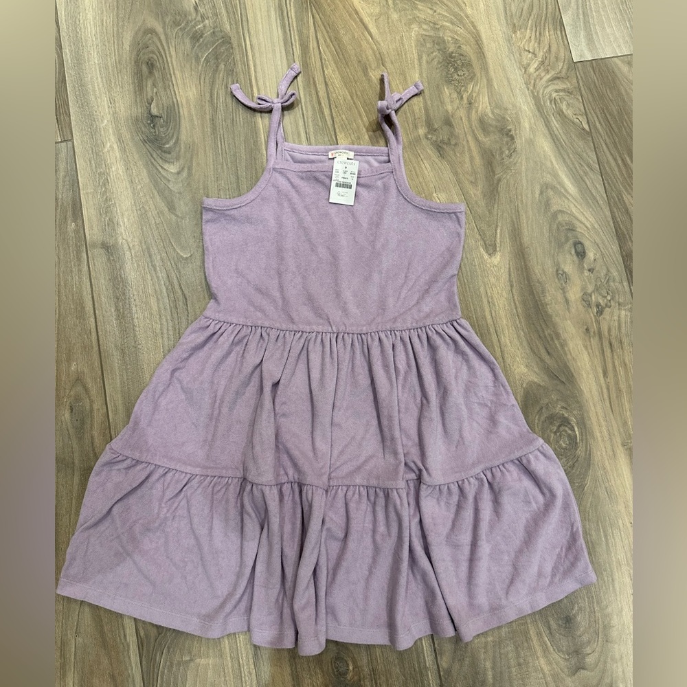 Crewcuts towel dress girls lilac size 12. NWT. Perfect for the pool/beach